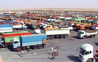 صادرات کالا در مرز مهران به دلیل افزایش تعرفه ها مختل شد