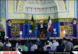 مراسم گرامیداشت بیست و هشتمین سالگرد ارتحال بنیانگذارجمهوری اسلام ایران امام خمینی (ره)در حرم مطهر رضوی/گزارش تصویری