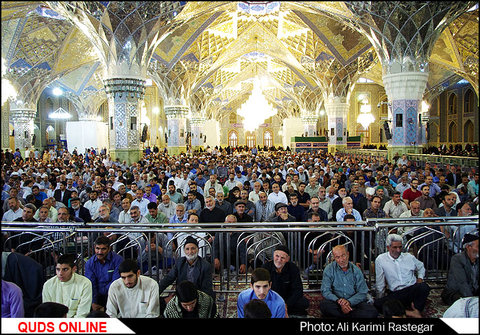 مراسم گرامیداشت بیست و هشتمین سالگرد ارتحال بنیانگذارجمهوری اسلام ایران امام خمینی (ره)در حرم مطهر رضوی