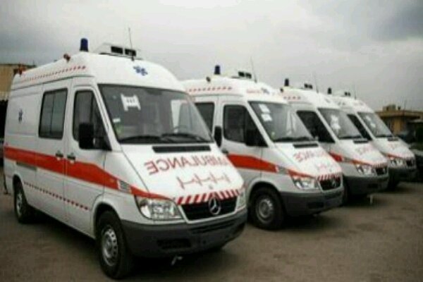  ۴ دستگاه آمبولانس از قزوین به استان کرمانشاه اعزام شد