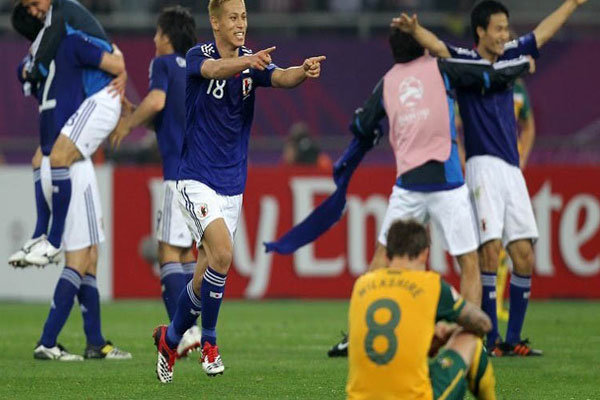 پیروزی قاطع ژاپن برابر استرالیا