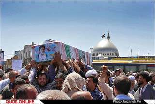 تشییع و تدفین شهید حجت الاسلام سید مهدی تقوی در قم/گزارش تصویری