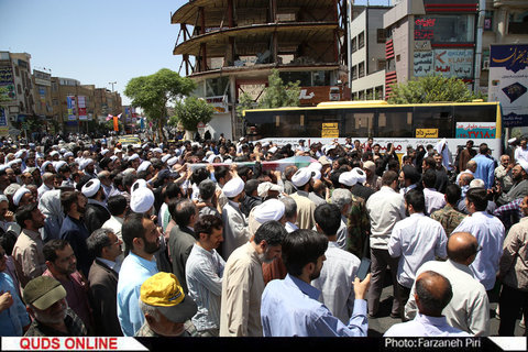 تشییع شهید حجت الاسلام سید مهدی تقوی در قم