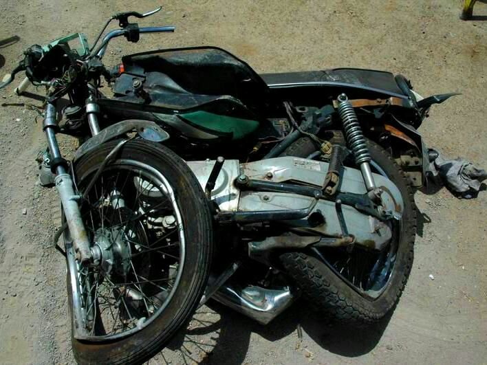 بی احتیاطی راننده تیبا راکب موتور سیکلت را به کام مرگ برد