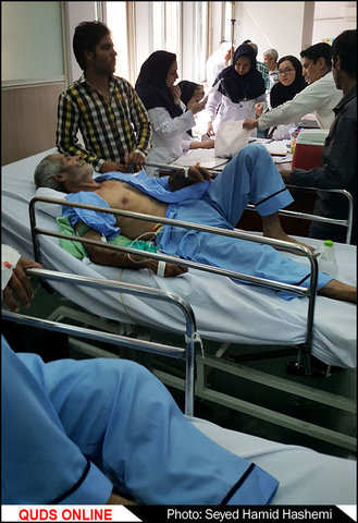 راهرو خوابی بیماران دربیمارستان قائم مشهد