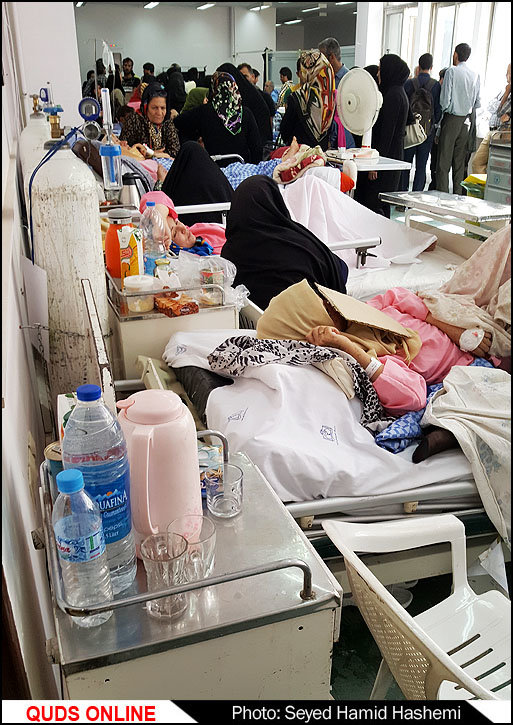راهرو خوابی بیماران دربیمارستان قائم مشهد