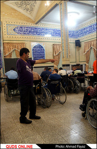 گزارش تصویری: مراسم معنوی احیا شب قدر در آسایشگاه معلولین شهید فیاض بخش