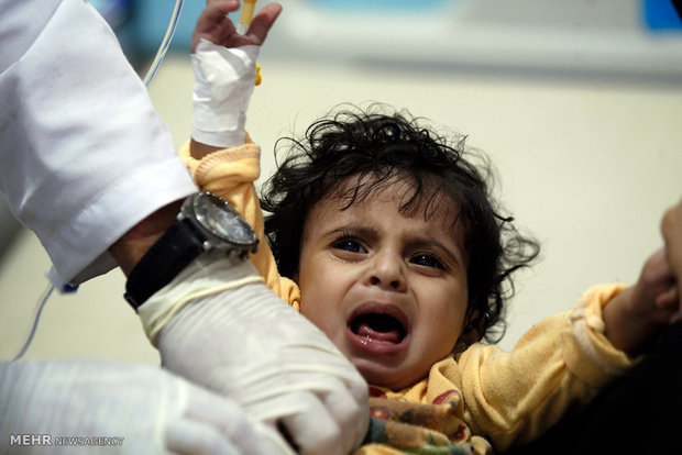 آمار تلفات بیماری «وبا» در یمن/۱۰۵۴نفر جان خود را از دست داده اند
