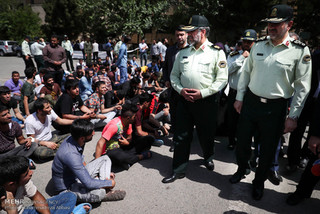تصاویر/ دستگیری ۳۰ باند ۱۴۵ نفره اوباش تهران