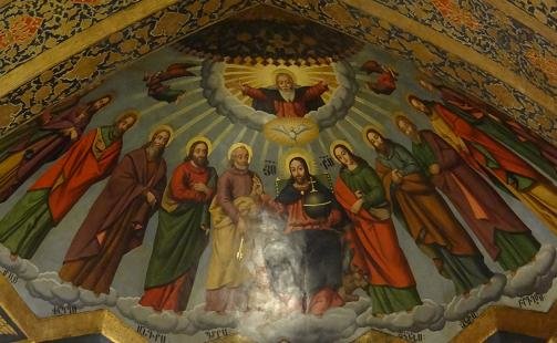 طرح مرمت نقاشی های کلیسای جلفای اصفهان آغاز شد