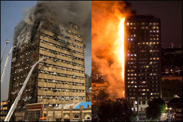 استعفای یک لندنی به خاطر آتش سوزی برج گرنفل
