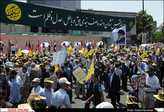 راهپیمایی روز جهانی قدس در مشهد/ گزارش تصویری