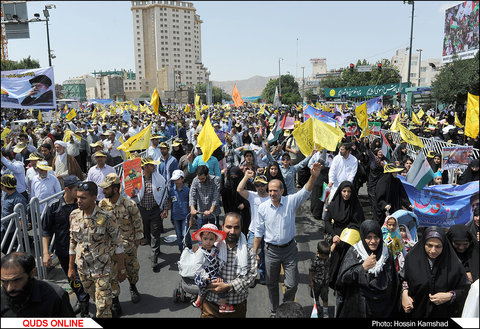 راهپیمایی روز جهانی قدس در مشهد