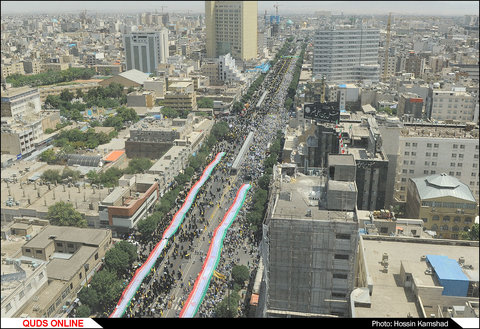 راهپیمایی روز جهانی قدس در مشهد