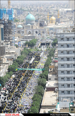 راهپیمایی روز جهانی قدس در مشهد
