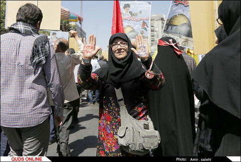 راهپیمایی روز جهانی قدس در تهران/گزارش تصویری