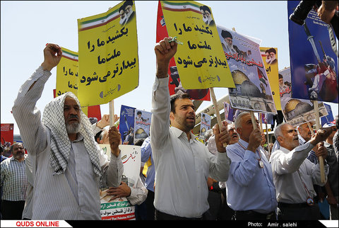 راهپیمایی روز جهانی قدس در تهران/گزارش تصویری