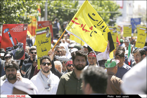 راهپیمایی روز جهانی قدس در تهران/گزارش تصویری