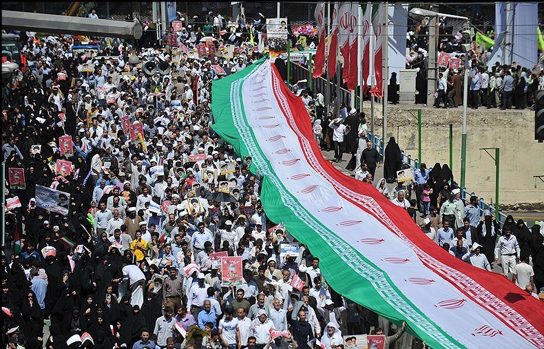 تصویر برگزیده آسوشیتدپرس از مراسم روز قدس در تهران
