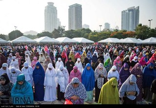 تصاویر/ برپایی نماز عید فطر در برخی از کشورها