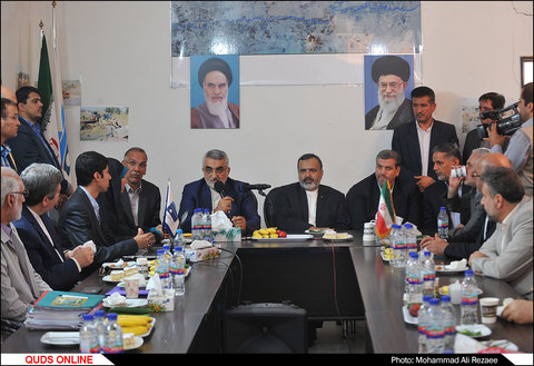 بازدید رئیس و اعضای کمیسیون امنیت ملی مجلس از حاشیه شهر مشهد