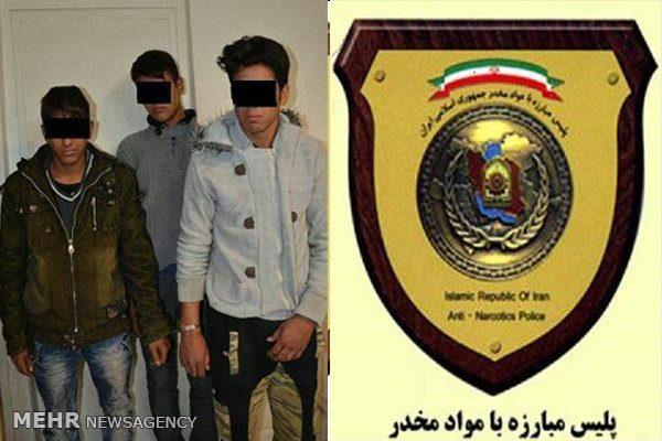 بازداشت سه توزیع کننده مواد مخدر در تهران
