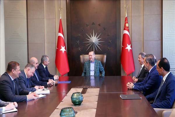 وزیر دفاع روسیه با «اردوغان» دیدار کرد
