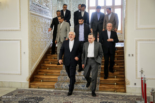 تصاویر/ دیدار ظریف با دبیر کل وزارت خارجه فرانسه