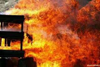 سه دستگاه اتوبوس در عسلویه در آتش سوخت