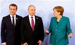دیدار رهبران روسیه، فرانسه و آلمان بر سر مساله اوکراین
