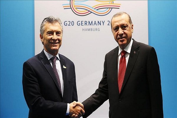 رؤسای جمهور ترکیه و آرژانتین دیدار کردند
