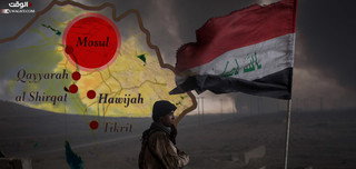 دفع حمله تروریست‌های داعشی در غرب موصل