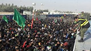 ازدحام زائران کربلا در مرز مهران/تردد ۷۵ هزار نفر طی هفته گذشته