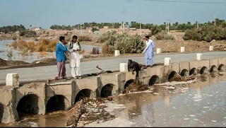 سیل در راه سیستان و بلوچستان