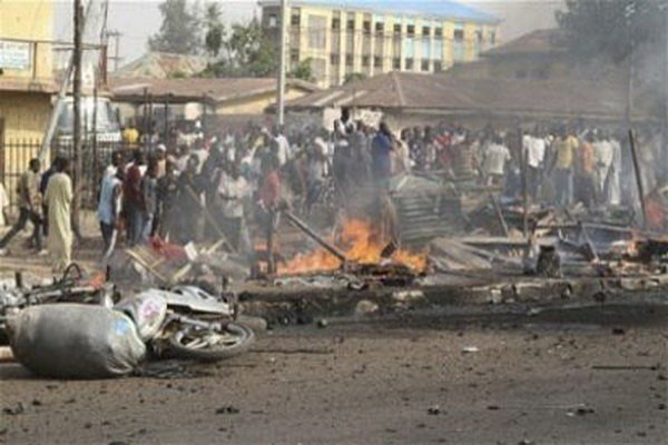 انفجار یک بمب قوی در نیجریه

