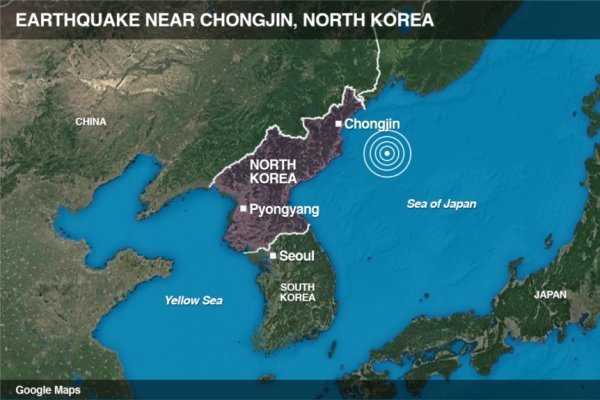 زمین لرزه در کره شمالی به آزمایش هسته ای ارتباطی ندارد