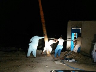طوفان به تأسیسات برق ایرانشهر افزون بر ۵۰ میلیارد ریال خسارت زد