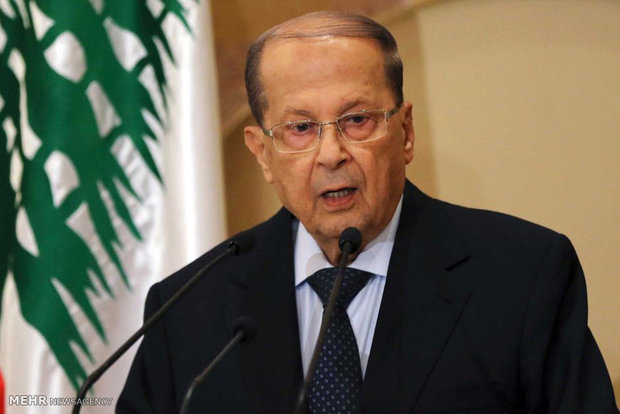 اظهارات میشل عون درباره دولت جدید لبنان در پی استعفای حریری