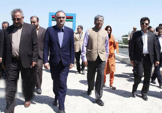 سفیر هندوستان در ایران از خط آهن بین المللی آستارا – آستارا بازدید کرد