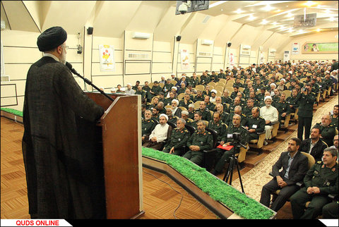 سخنرانی تولیت آستان قدس رضوی در همایش فرماندهان نیروی زمینی سپاه 