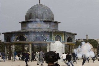 مسجد الاقصی در محاصره ۱۵هزار نظامی اسرائیلی