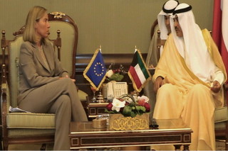 دیدار «موگرینی» با امیر کویت