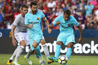 پیروزی بارسلونا مقابل منچستر یونایتد با درخشش دوباره نیمار