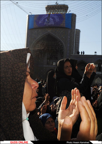 مراسم تعویض پرچم ، نقارخانه ،تعویض پوش ضریح مبارک امام رضا ع/گزارش تصویری 1