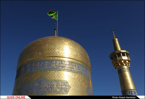 مراسم تعویض پرچم ، نقارخانه ،تعویض پوش ضریح مبارک امام رضا ع/گزارش تصویری 1