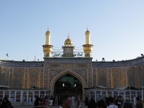 مراسم خطبه خوانی درحرم مطهر امام حسین ( ع)