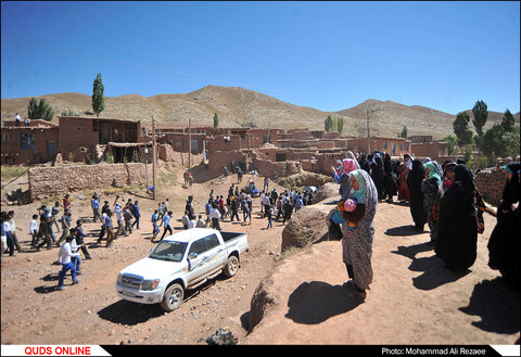 آیین سنتی قوچ گذار در روستای برده کلات