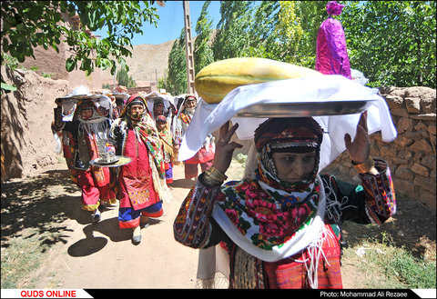 آیین سنتی قوچ گذار در روستای برده کلات