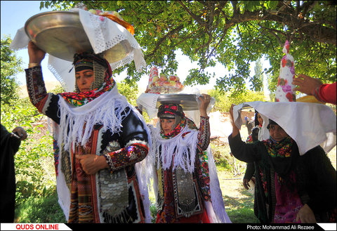 آیین سنتی قوچ گذار در روستای برده کلات