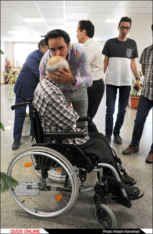 بازدید جانبازان قطع نخاعی به مناسبت روز خبرنگاراز روزنامه قدس /گزارش تصویری